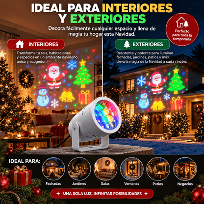 Proyector FestiLuz de Figuras Navideñas